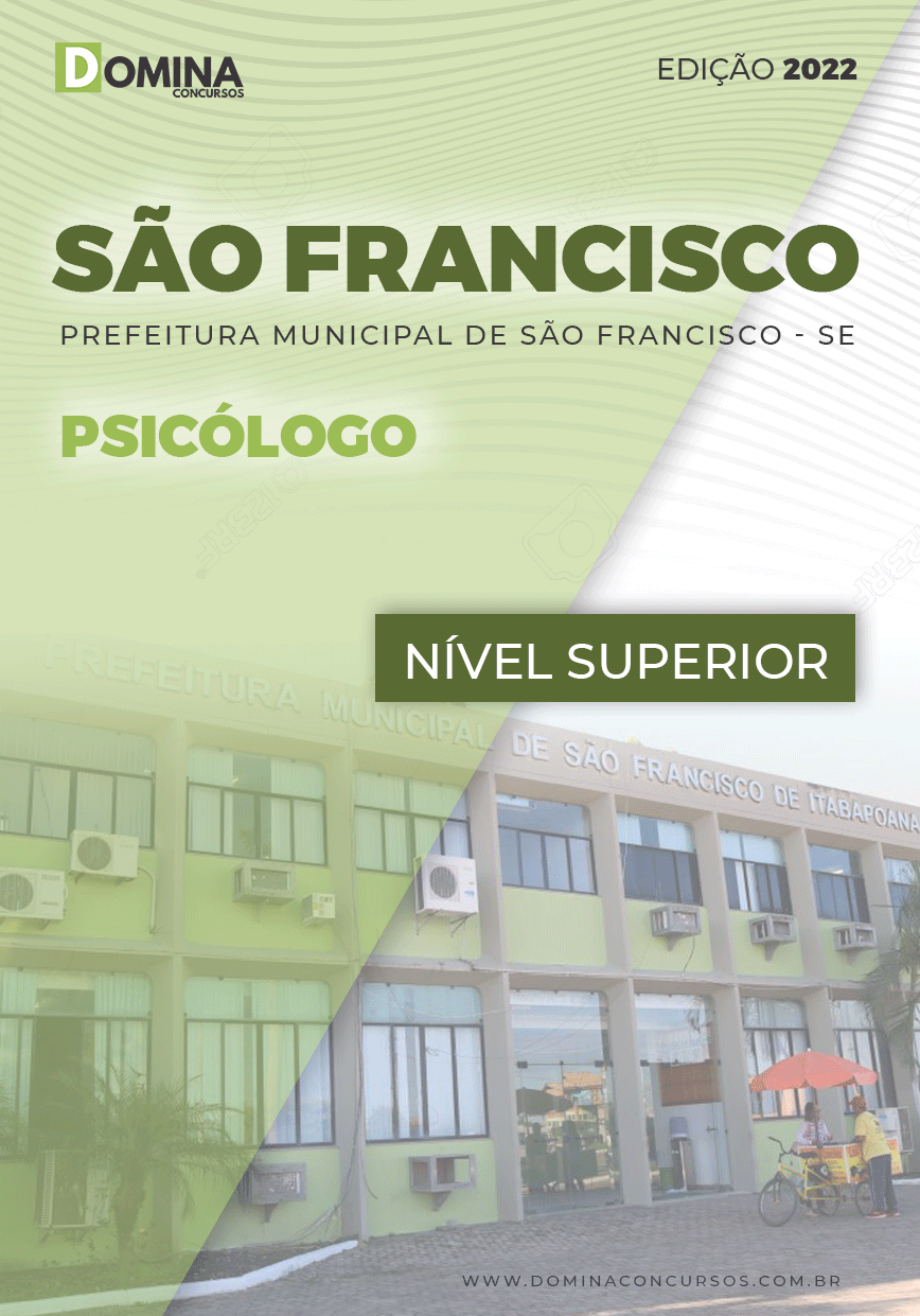 Apostila Concurso Pref São Francisco SE 2022 Psicólogo