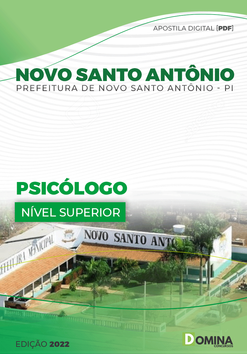 Apostila Pref Novo Santo Antonio PI 2022 Psicólogo