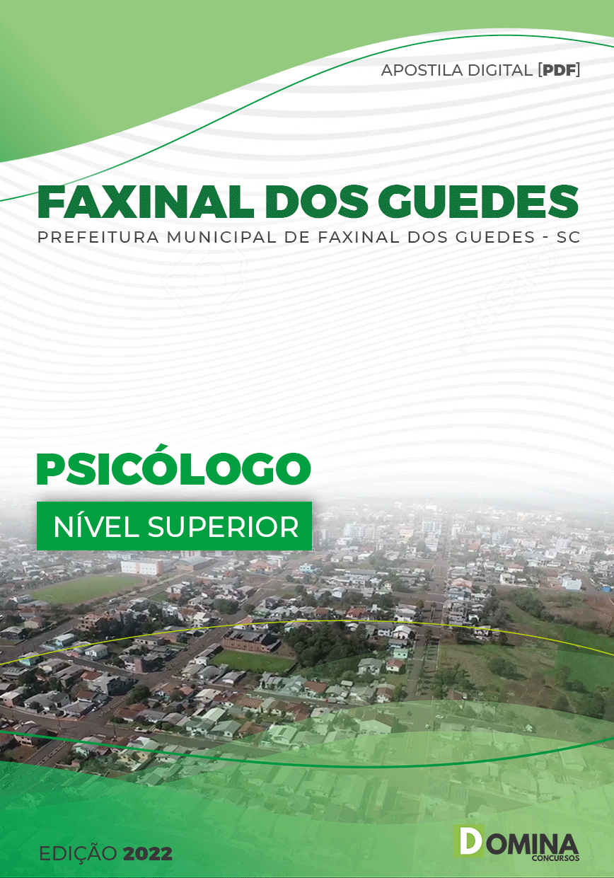 Apostila Pref Faxinal dos Guedes SC 2022 Psicólogo