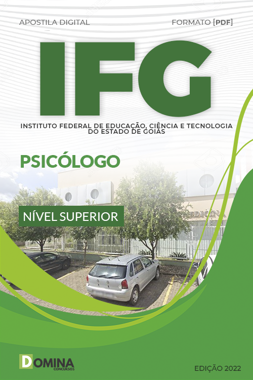 Apostila Digital Concurso Público IFG 2022 Psicólogo