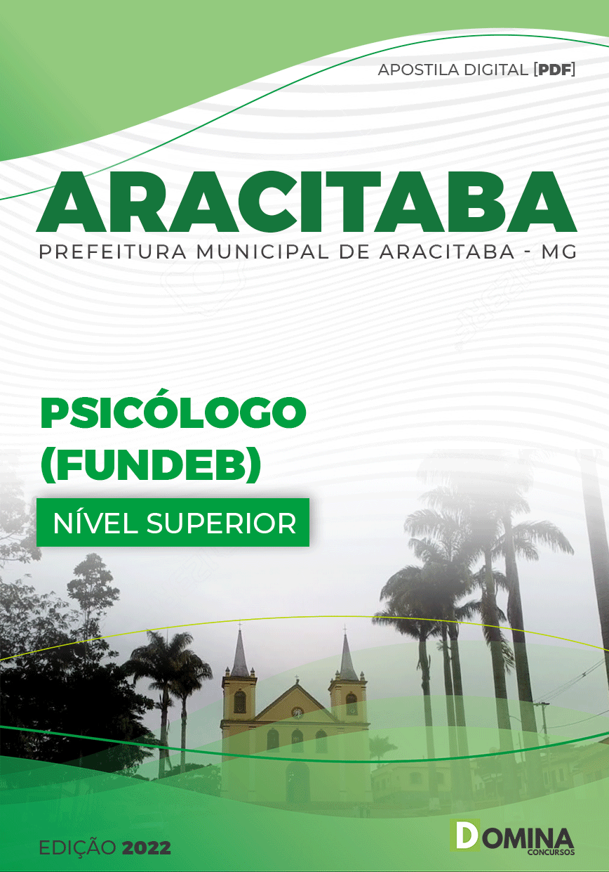 Apostila Concurso Pref Aracitaba MG 2022 Psicólogo