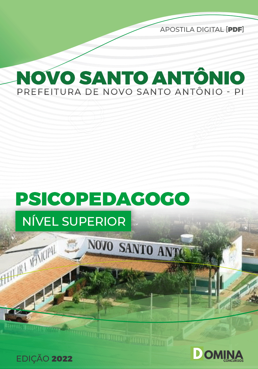 Apostila Pref Novo Santo Antonio PI 2022 Psicopedagogo
