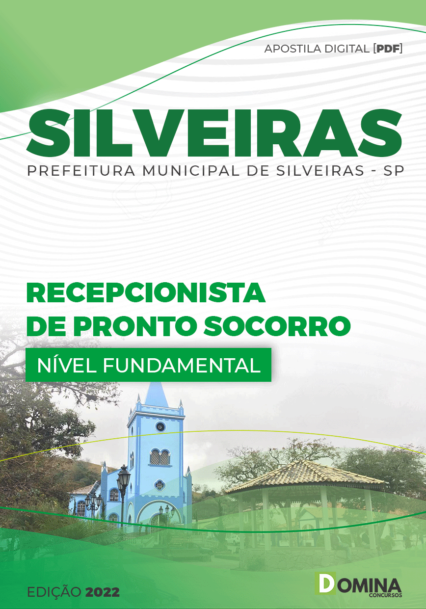 Apostila Pref Silveiras SP 2022 Recepcionista de Pronto Socorro