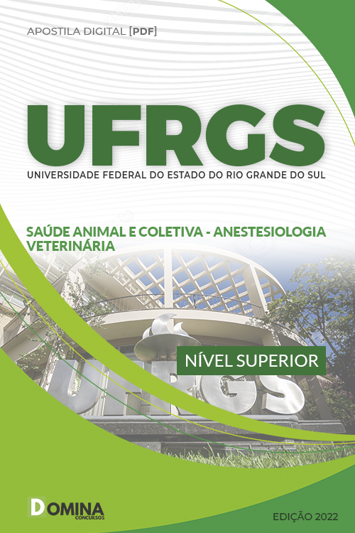 Apostila UFRGS 2022 Saúde Animal Anestesiologia Veterinária