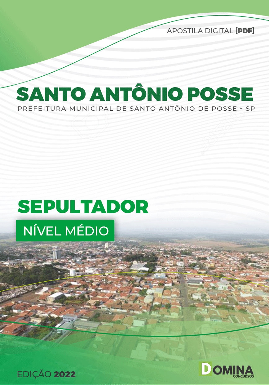Apostila Concurso Pref Santo Antônio Posse SP 2022 Sepultador
