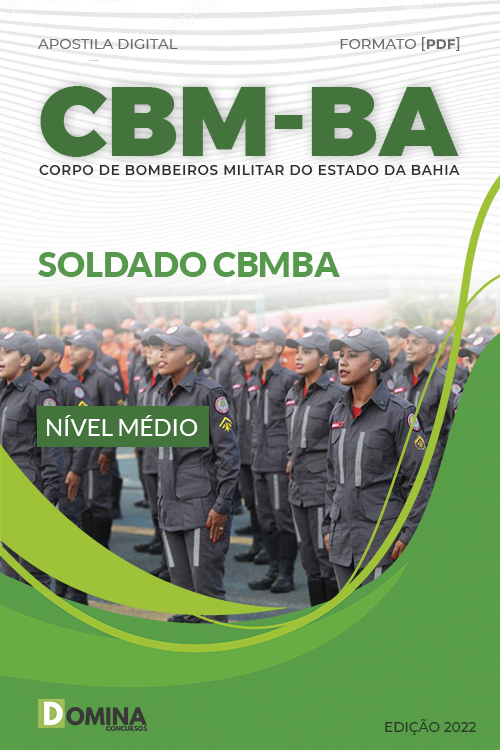 Apostila Concurso CBM BA 2022 Soldado CBMBA