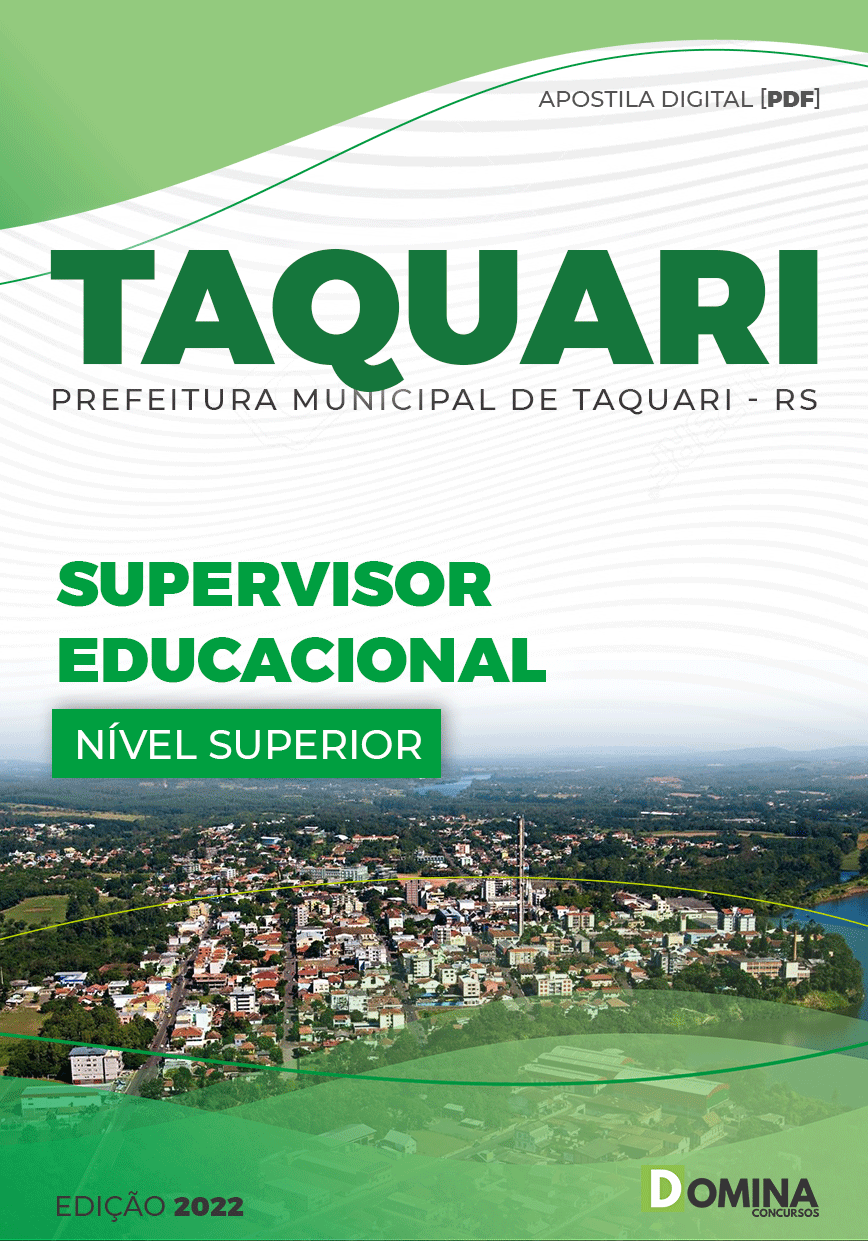 Apostila Concurso Pref Taquari RS 2022 Supervisor Educacional