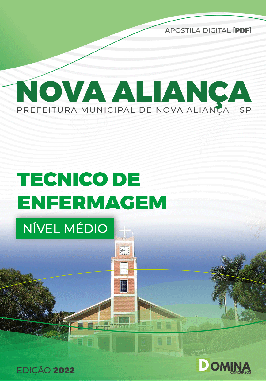 Apostila Digital Pref Nova Aliança SP 2022 Técnico Enfermagem