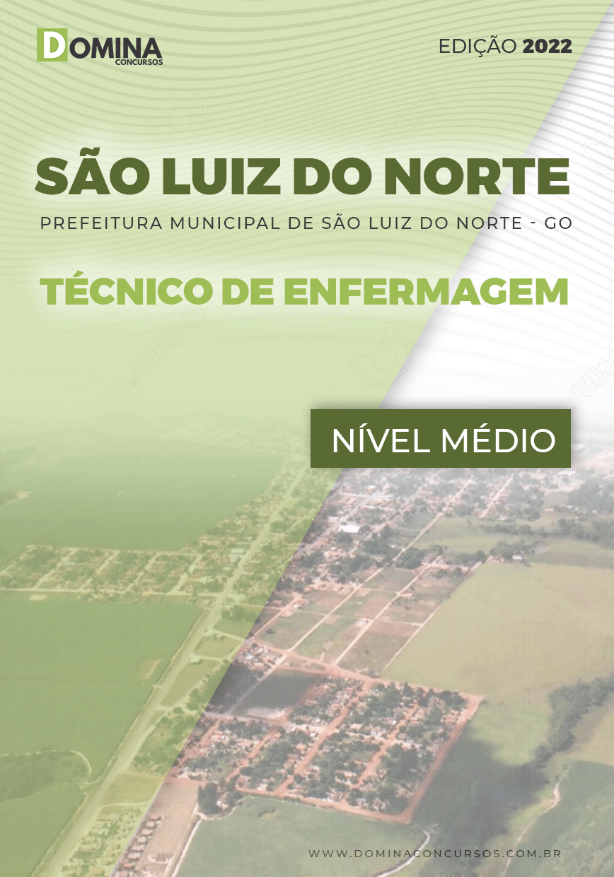 Apostila Pref São Luis Norte GO 2022 Técnico Enfermagem