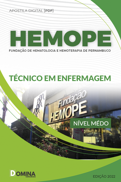 Apostila Concurso HEMOPE 2022 Técnico Enfermagem