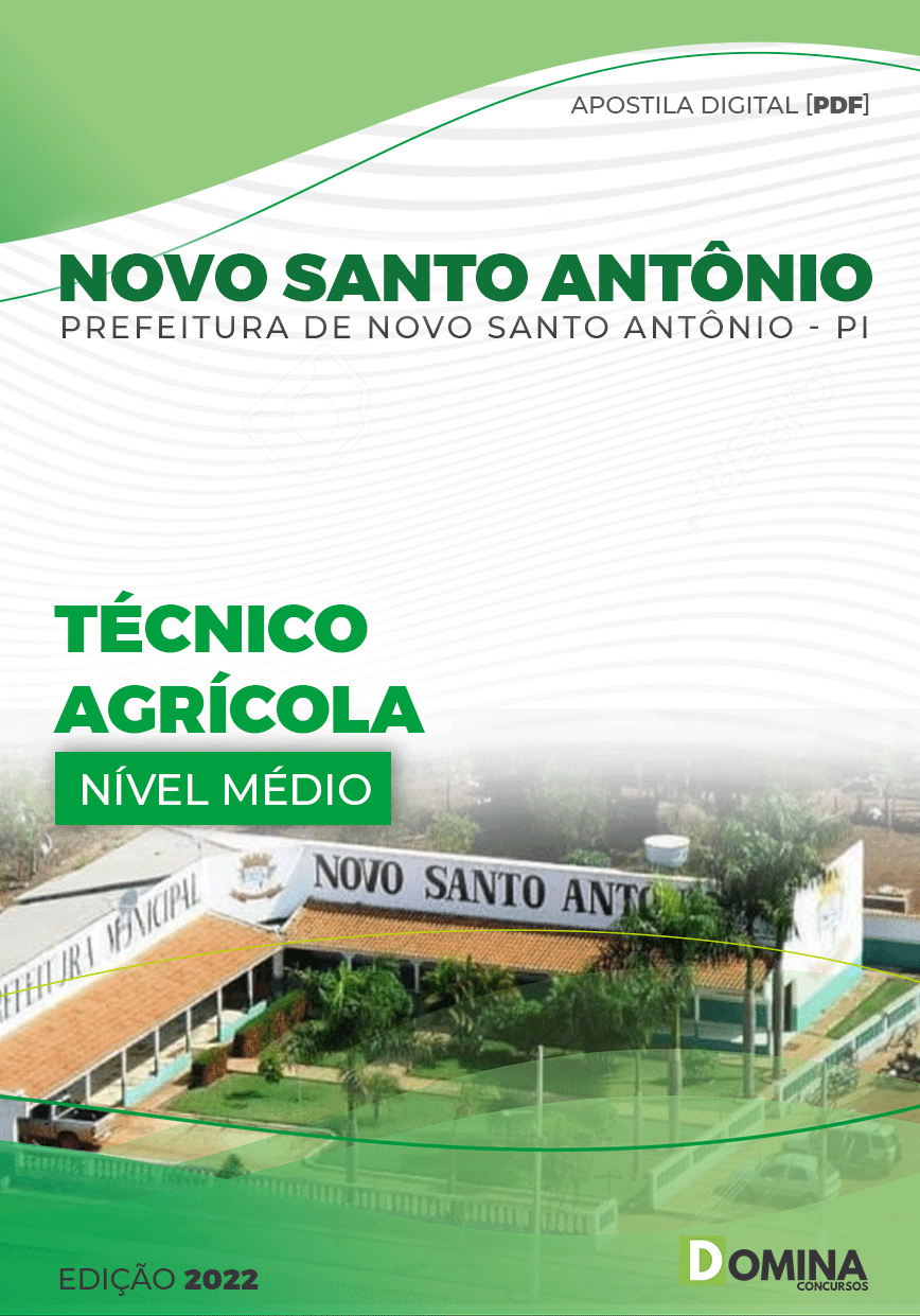 Apostila Pref Novo Santo Antonio PI 2022 Técnico Agrícola