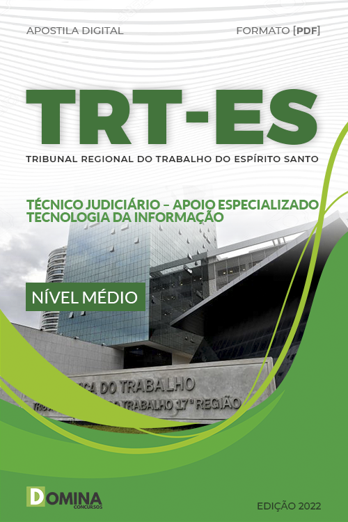 Apostila TRT ES 2022 Técnico Judiciário Tecnologia Informação