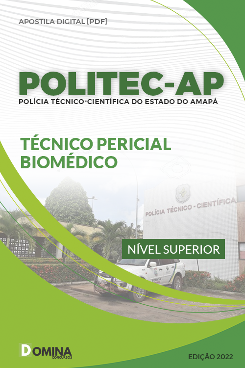 Apostila Concurso Politec AP 2022 Técnico Pericial Biomédico
