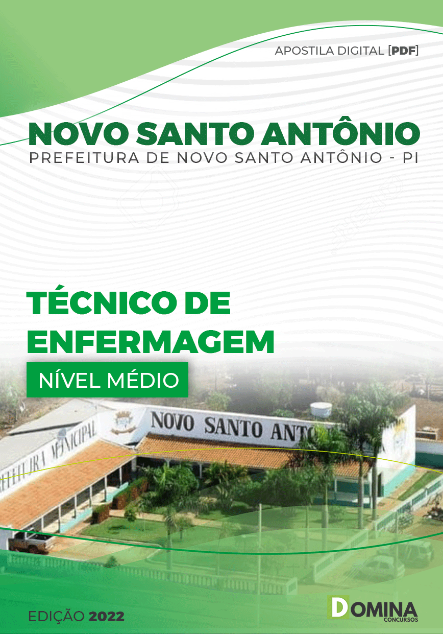 Apostila Pref Novo Santo Antonio PI 2022 Técnico Enfermagem