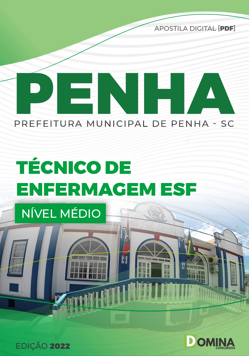 Apostila Pref Penha SC 2022 Técnico Enfermagem ESF