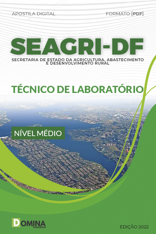 Apostila Concurso SEAGRI DF 2022 Técnico Laboratório