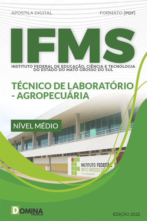 Apostila IFMS 2022 Técnico Laboratório Agropecuária