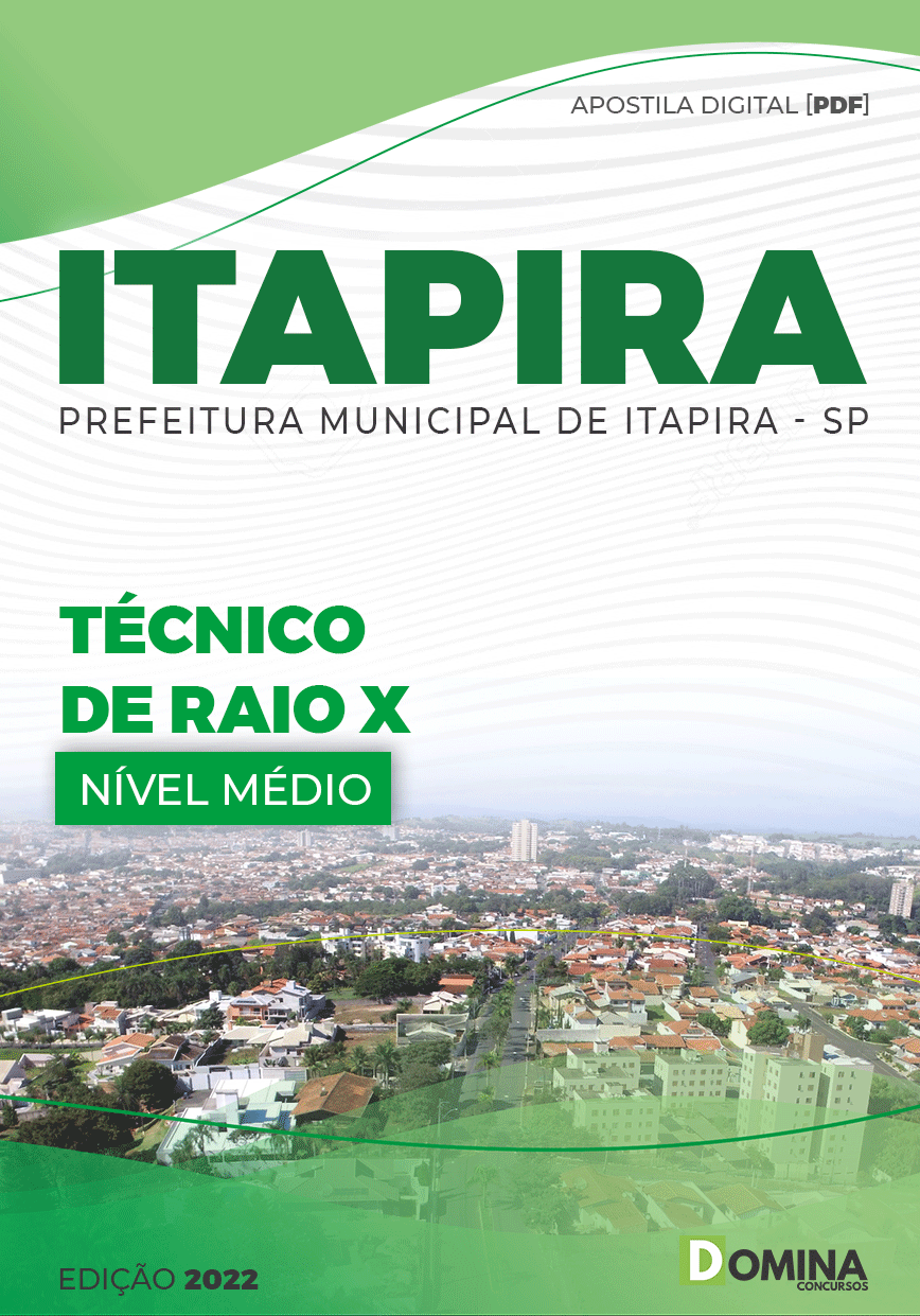 Apostila Concurso Pref Itapira SP 2022 Técnico Raio X