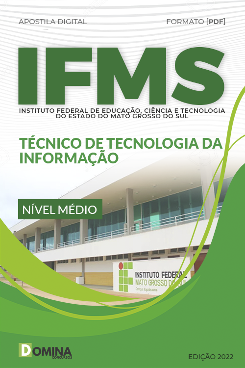 Apostila IFMS 2022 Técnico Laboratório Informação