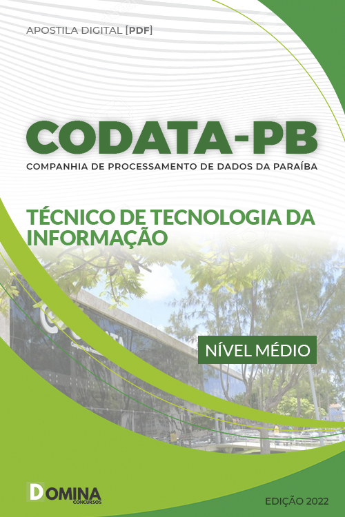 Apostila CODATA PB 2022 Técnico de Tecnologia da Informação
