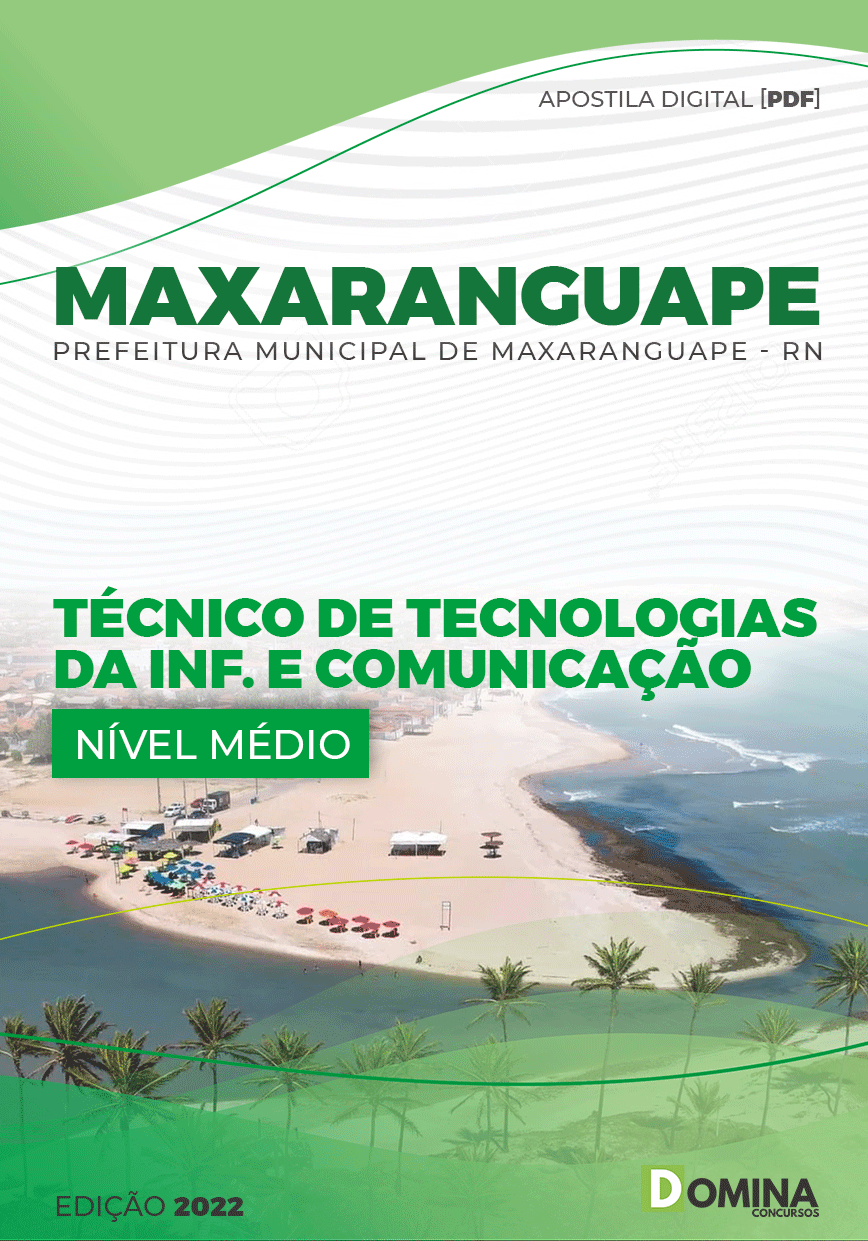 Apostila Pref Maxaranguape RN 2022 Técnico TI Comunicação