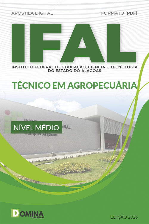 Apostila Digital Concurso IFAL 2023 Técnico em Agropecuária