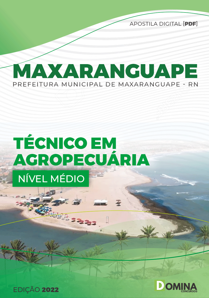 Apostila Digital Pref Maxaranguape RN 2022 Técnico Agropecuária