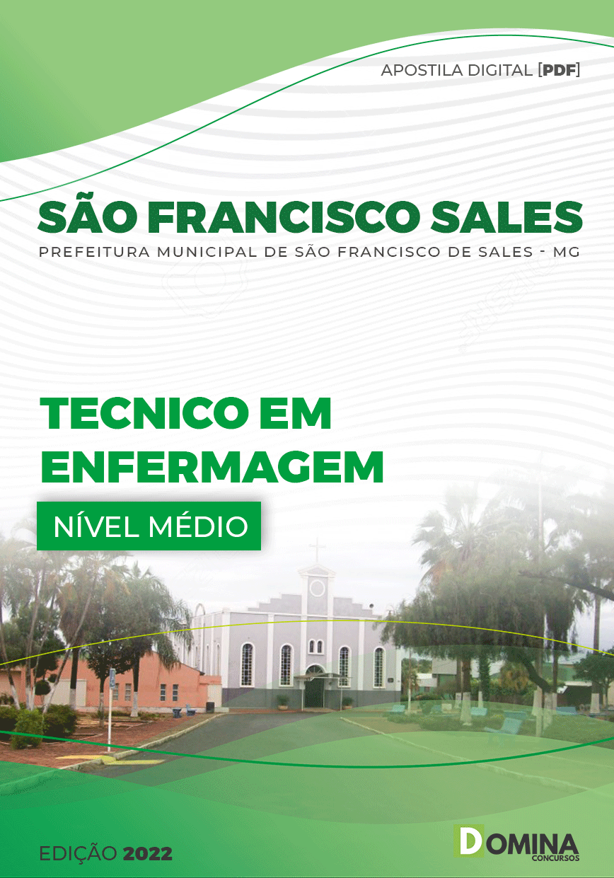 Apostila Pref São Francisco Sales MG 2022 Técnico Enfermagem