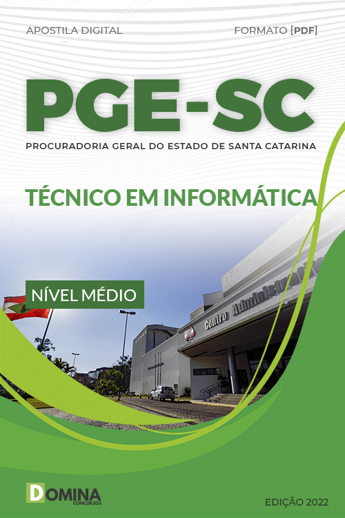Apostila Concurso PGE SC 2022 Técnico Informática