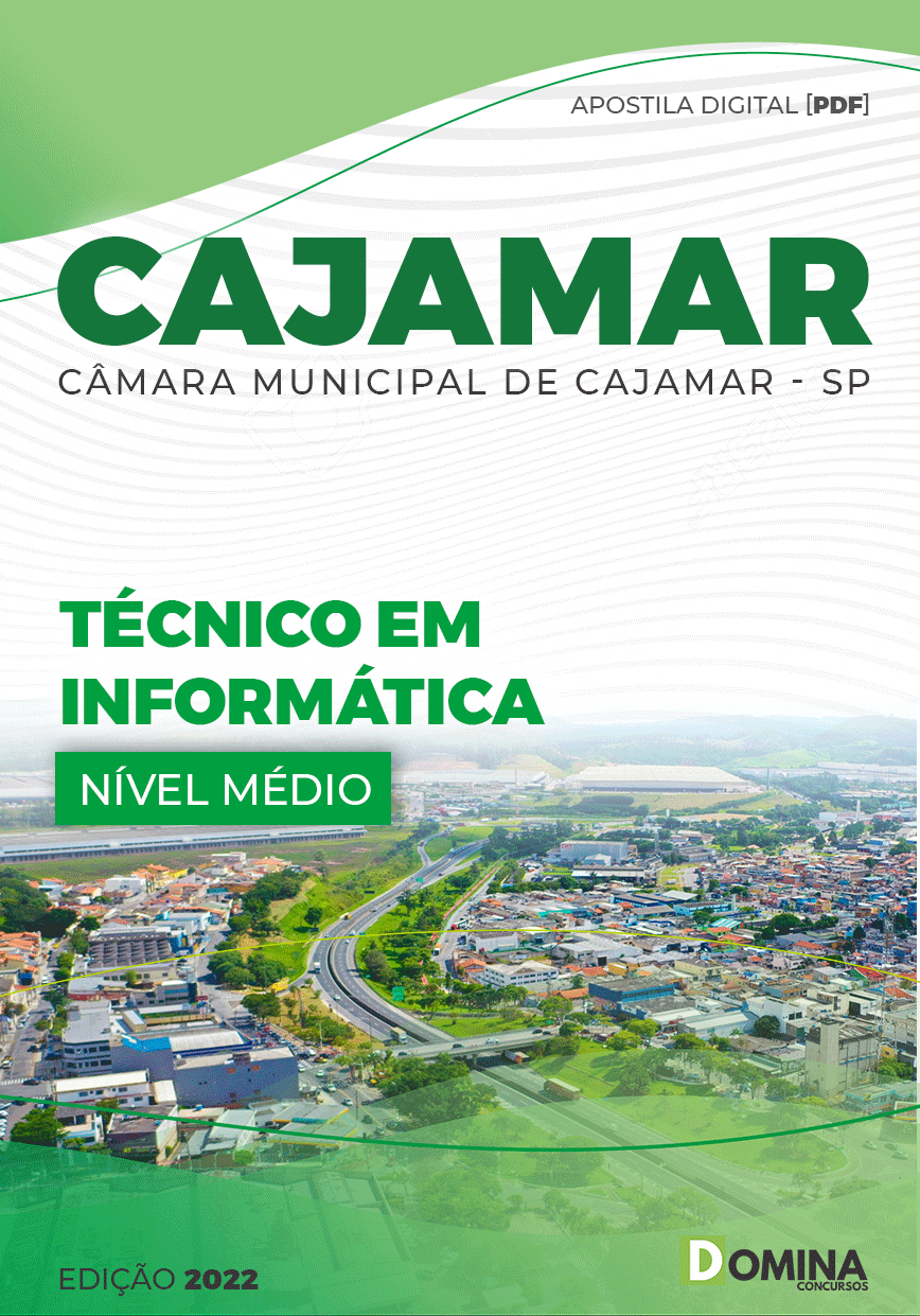Apostila Câmara Cajamar SP 2022 Técnico Informática