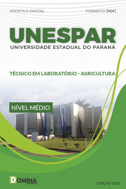 Apostila UNESPAR 2022 Agente Univ Técnico Laboratório Agricultura