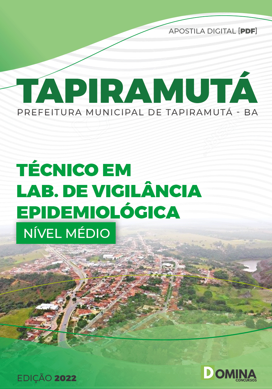 Apostila Pref Tapiramutá BA 2022 Téc Lab Vigilância Epidemiológica