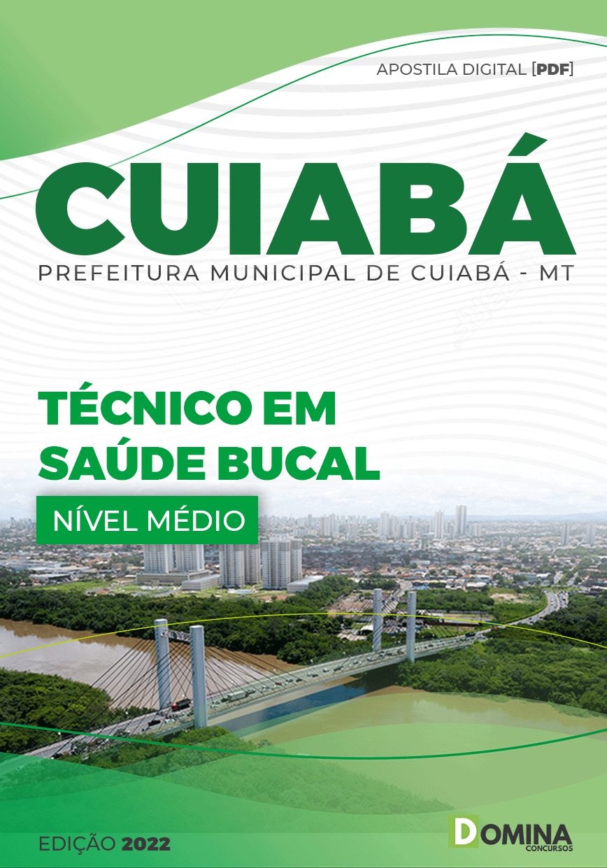 Apostila Pref Cuiabá MT 2022 Técnico Saúde Bucal