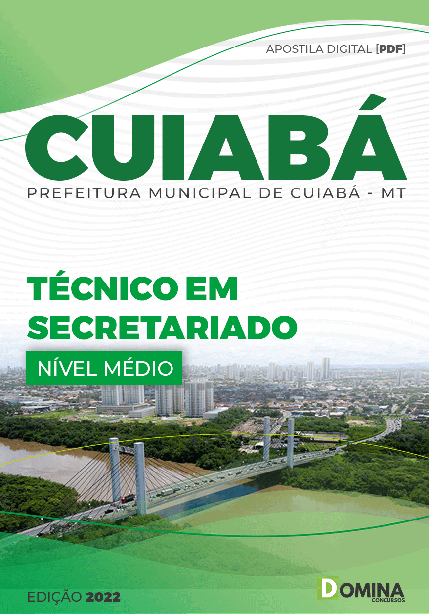 Apostila Pref Cuiabá MT 2022 Técnico Secretariado