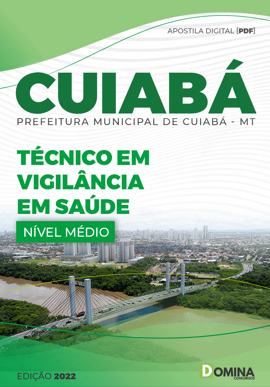 Apostila Pref Cuiabá MT 2022 Técnico Vigilância Saúde