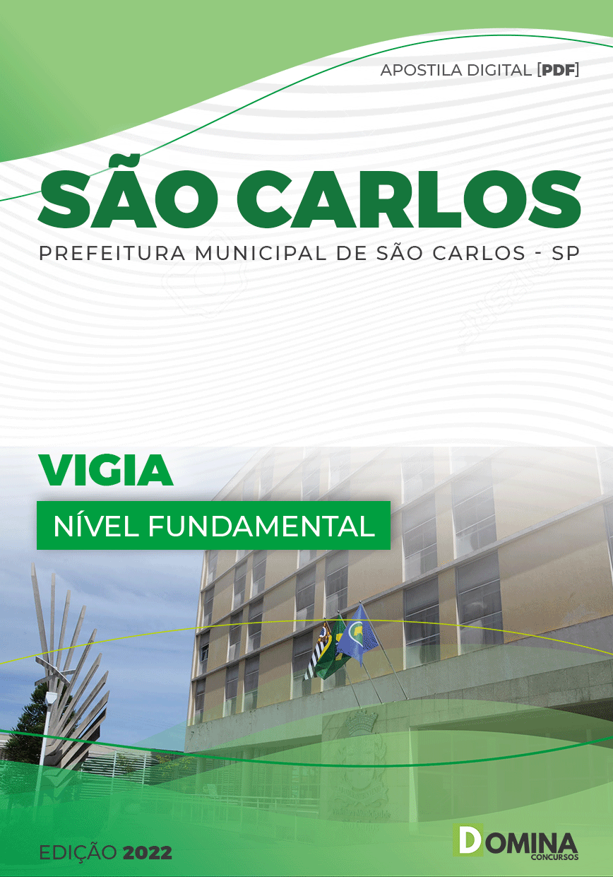 Apostila Digital Concurso Pref São Carlos SP 2022 Vigia