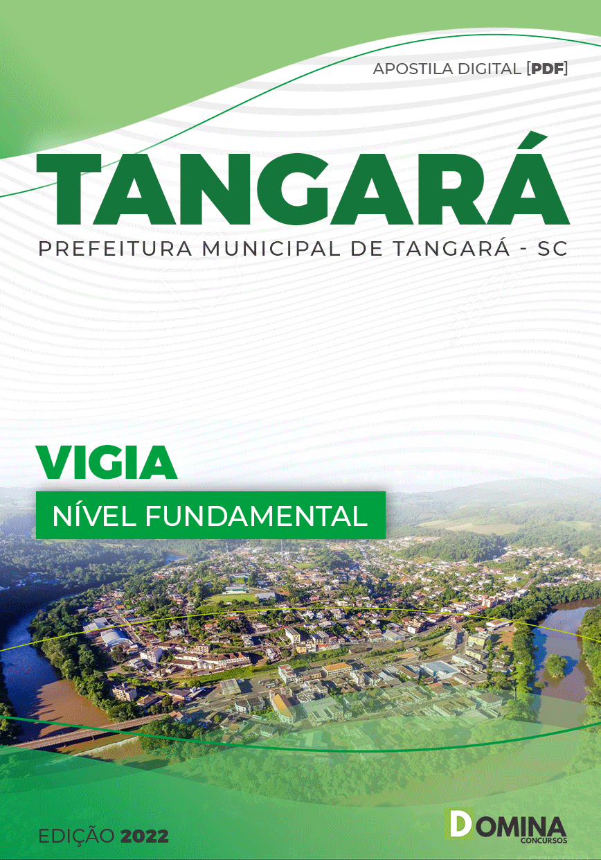 Apostila Digital Concurso Pref Tangará SC 2022 Vigia
