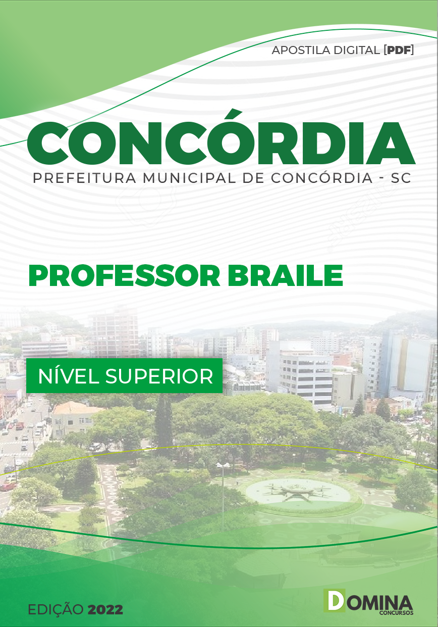 Apostila Digital Pref Concórdia SC 2022 Professor Braile