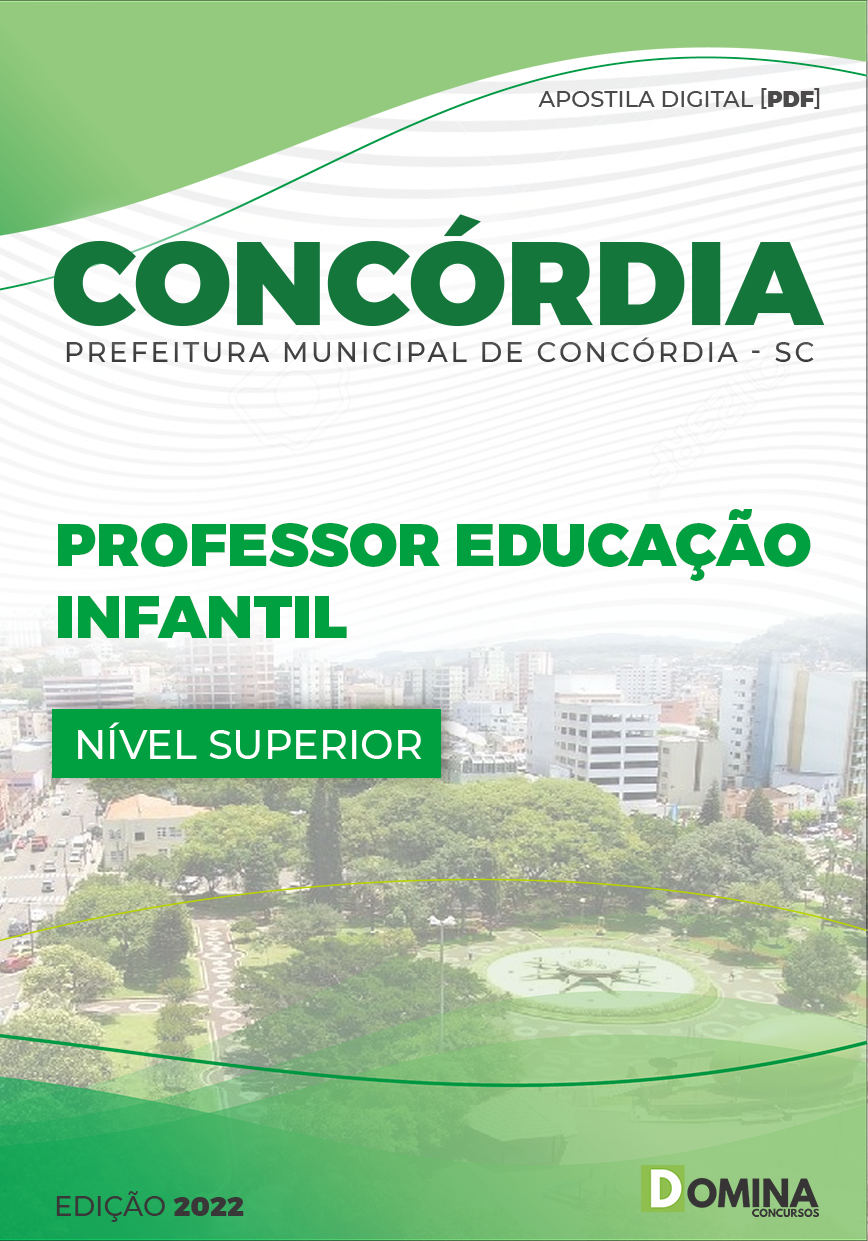 Apostila Digital Pref Concórdia SC 2022 Professor Educação Infantil