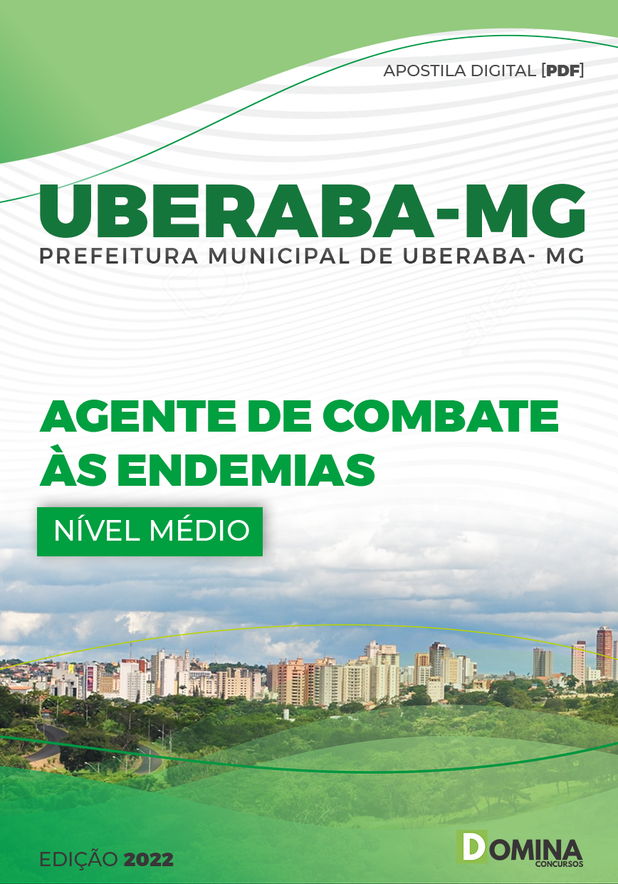 Apostila Pref Uberaba MG 2022 Agente Combate Endemias