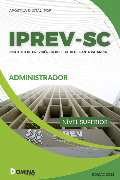 Apostila Digital Concurso IPREV SC 2022 Administrador