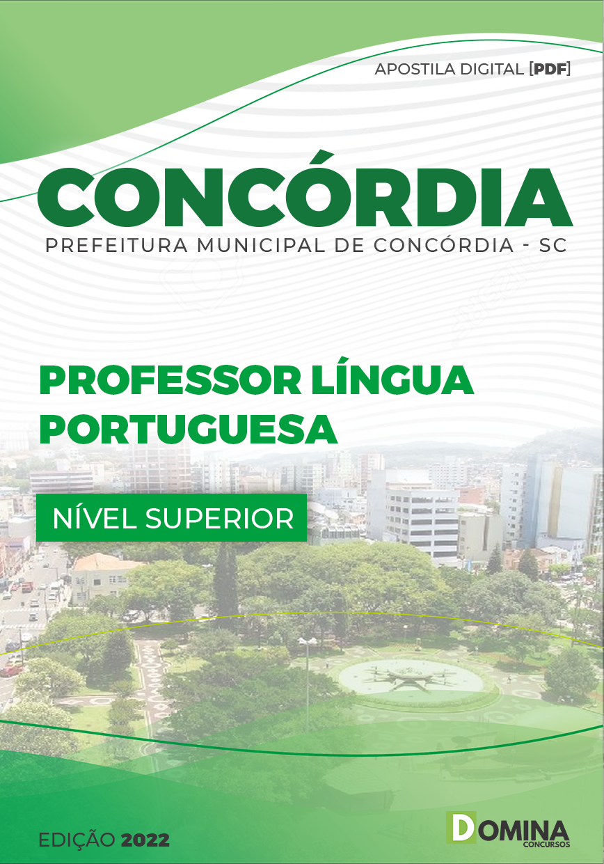 Apostila Pref Concórdia SC 2022 Professor Língua Portuguesa