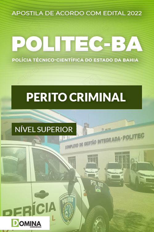 Apostila Digital Concurso Politec BA 2022 Perito Criminal