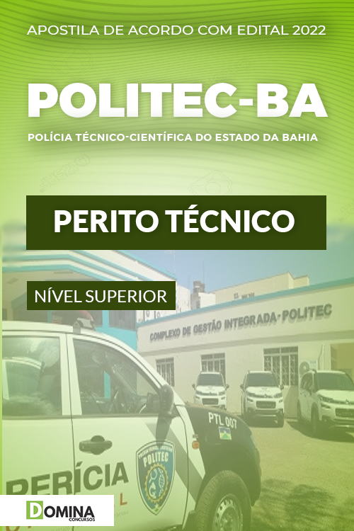 Apostila Digital Concurso Politec BA 2022 Perito Técnico