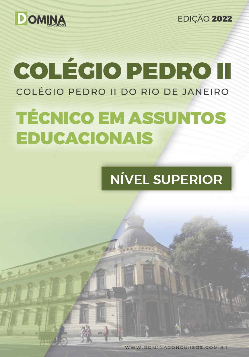 Apostila Colégio Pedro II RJ 2022 Técnico Assuntos Educacionais