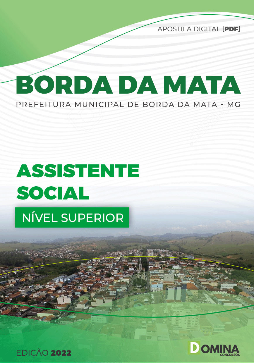 Apostila Pref Borda Mata MG 2022 Assistente Social