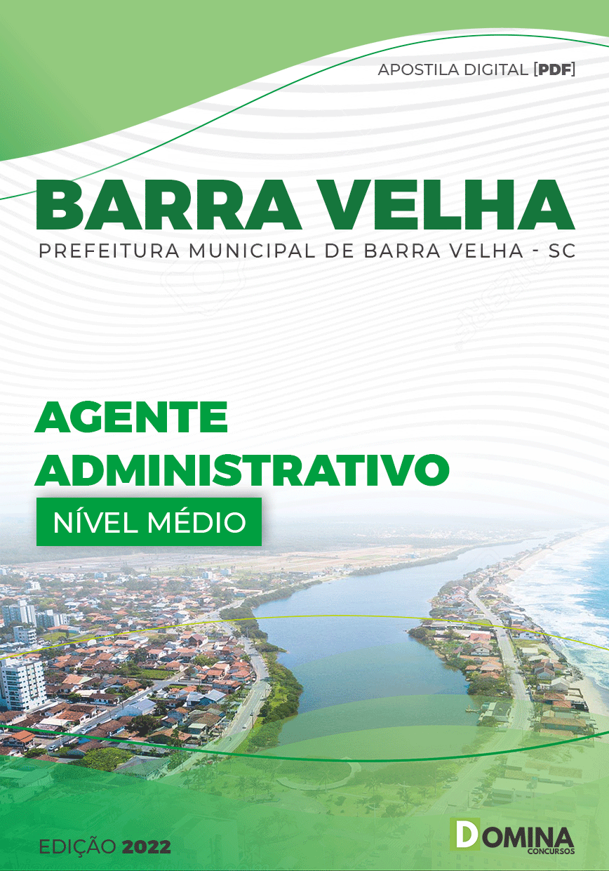 Apostila Digital Pref Barra Velha SC 2022 Agente Administrativo