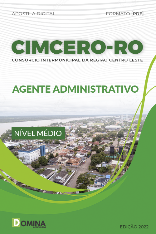 Apostila Concurso CIMCERO RO 2023 Agente Administrativo