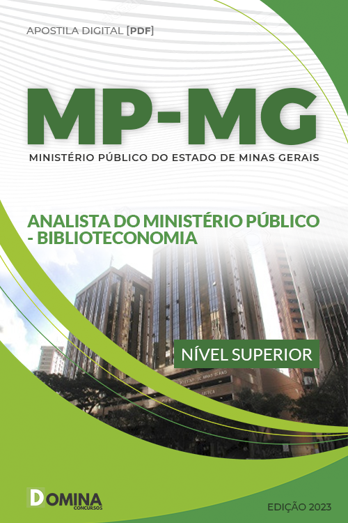 Apostila MPMG 2023 Analista Ministério Público Biblioteconomia