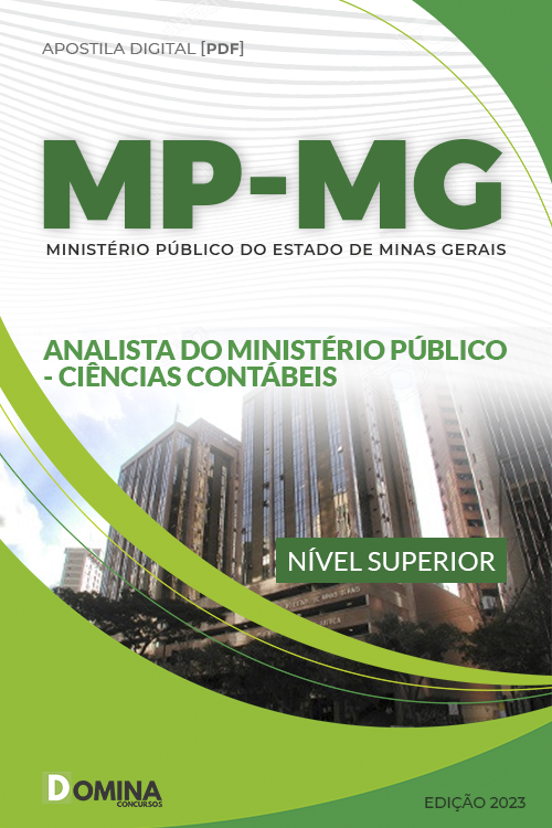 Apostila MPMG 2023 Analista Ministério Público Ciências Contábeis